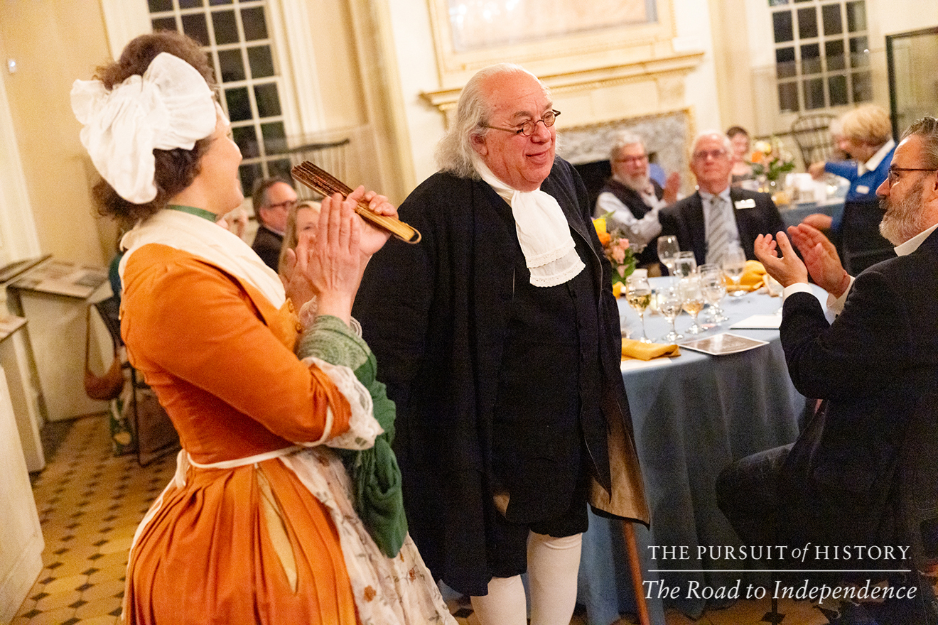 Dinner with the Founders at Carpenters’ Hall; The Pursuit of History—The Road to Independence, Spring 2026 (photo by Joe Tacynec)-542