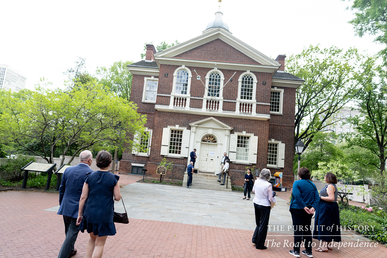 Guided Tour of Carpenters’ Hall and Dinner with the Founders; The Pursuit of History—The Road to Independence, Spring 2026 (photo by Joe Tacynec)-341