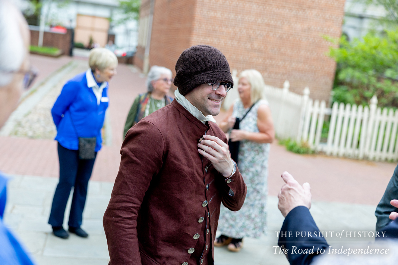 Guided Tour of Carpenters’ Hall and Dinner with the Founders; The Pursuit of History—The Road to Independence, Spring 2026 (photo by Joe Tacynec)-347