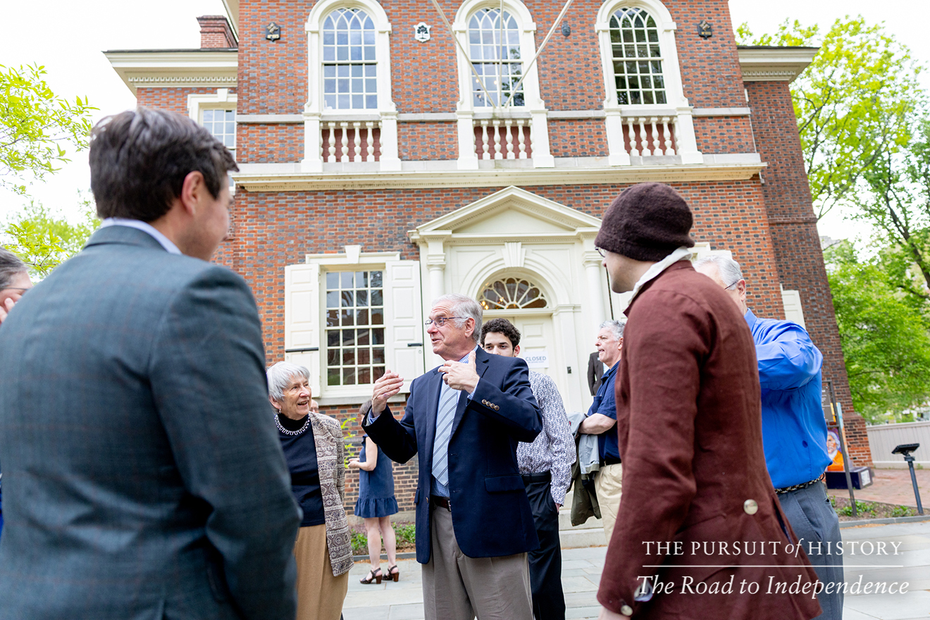 Guided Tour of Carpenters’ Hall and Dinner with the Founders; The Pursuit of History—The Road to Independence, Spring 2026 (photo by Joe Tacynec)-356