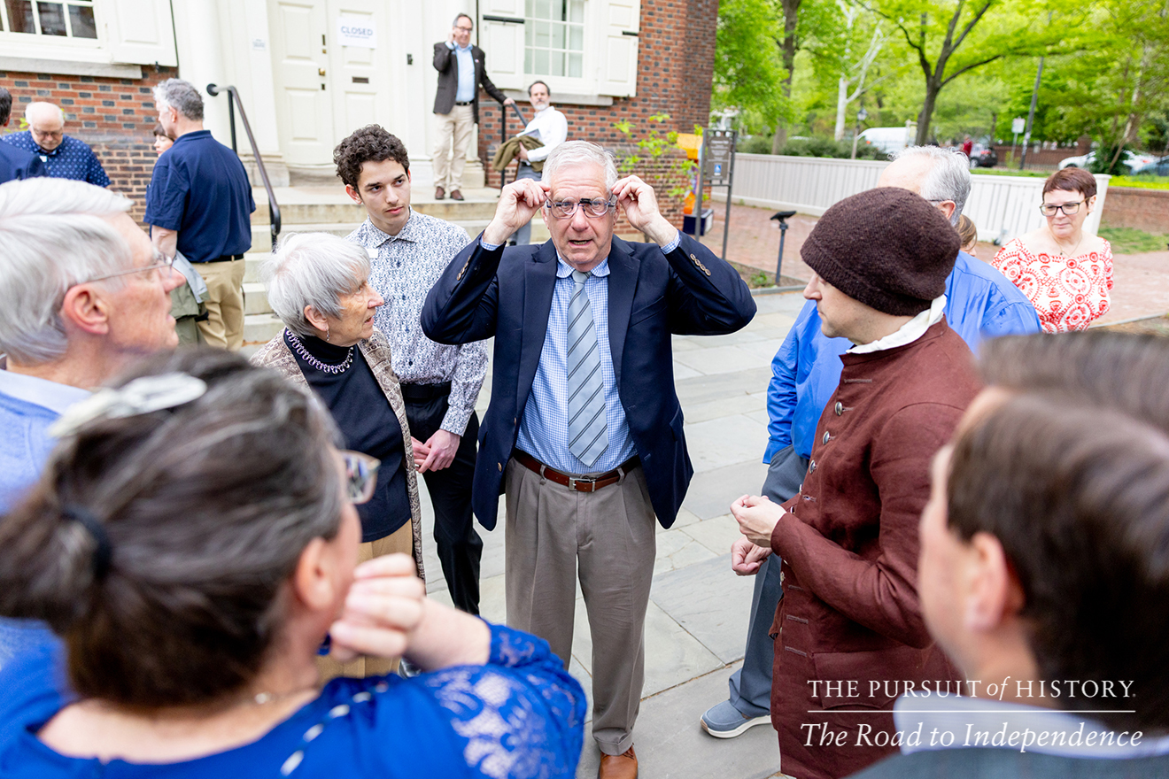 Guided Tour of Carpenters’ Hall and Dinner with the Founders; The Pursuit of History—The Road to Independence, Spring 2026 (photo by Joe Tacynec)-361