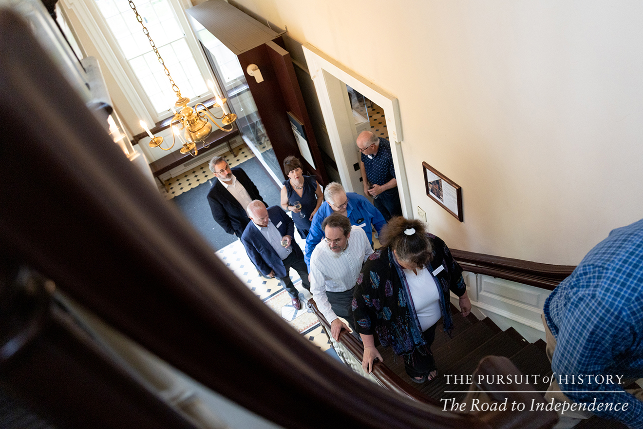 Guided Tour of Carpenters’ Hall with Michael Norris; The Pursuit of History—The Road to Independence, Spring 2026 (photo by Joe Tacynec)-375