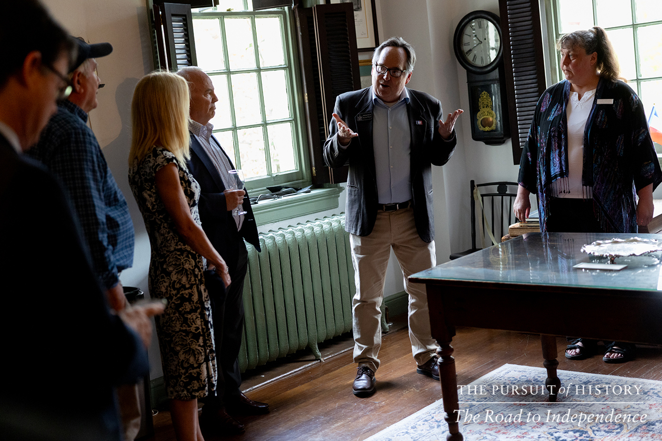 Guided Tour of Carpenters’ Hall with Michael Norris; The Pursuit of History—The Road to Independence, Spring 2026 (photo by Joe Tacynec)-396