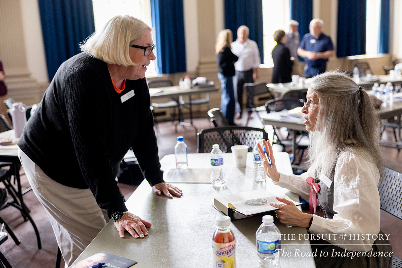Jane Calvert, PhD, presenting John Dickinson—Penman of the Founding; The Pursuit of History—The Road to Independence, Spring 2026 (photo by Joe Tacynec)-168