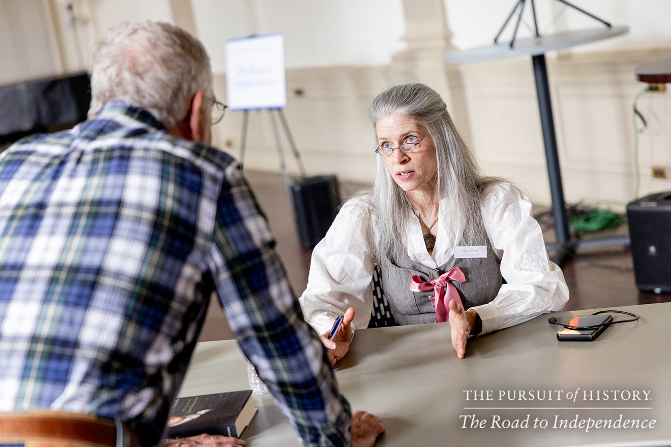 Jane Calvert, PhD, presenting John Dickinson—Penman of the Founding; The Pursuit of History—The Road to Independence, Spring 2026 (photo by Joe Tacynec)-173
